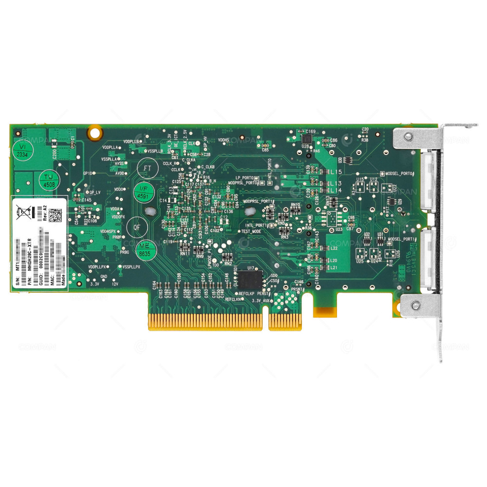 MHQH29C-XTR MELLANOX CONNECTX-2 VPI DUAL PORT 10GB FC ETHERNET ADAPTER